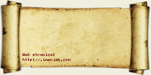 Hana Vujasinović vizit kartica